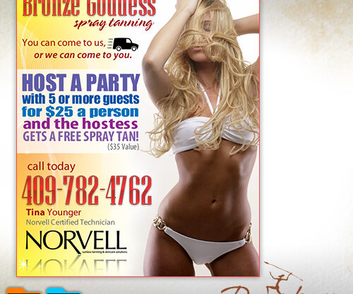 Bronze Goddess Flyer