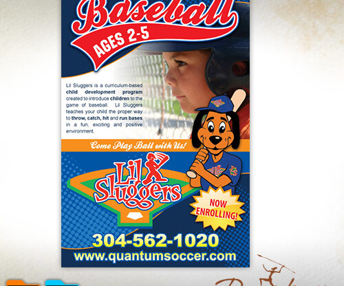 Little Sluggers Ad Design